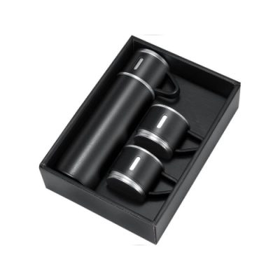SAFFLE - Giftology Family Set of Vacuum Flask & Two Cups