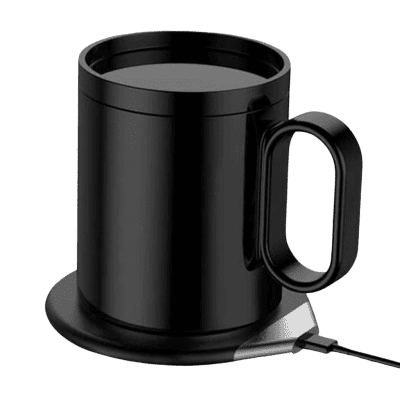 Smart Coffee Mug Warmer & Wireless Charging Pad Set